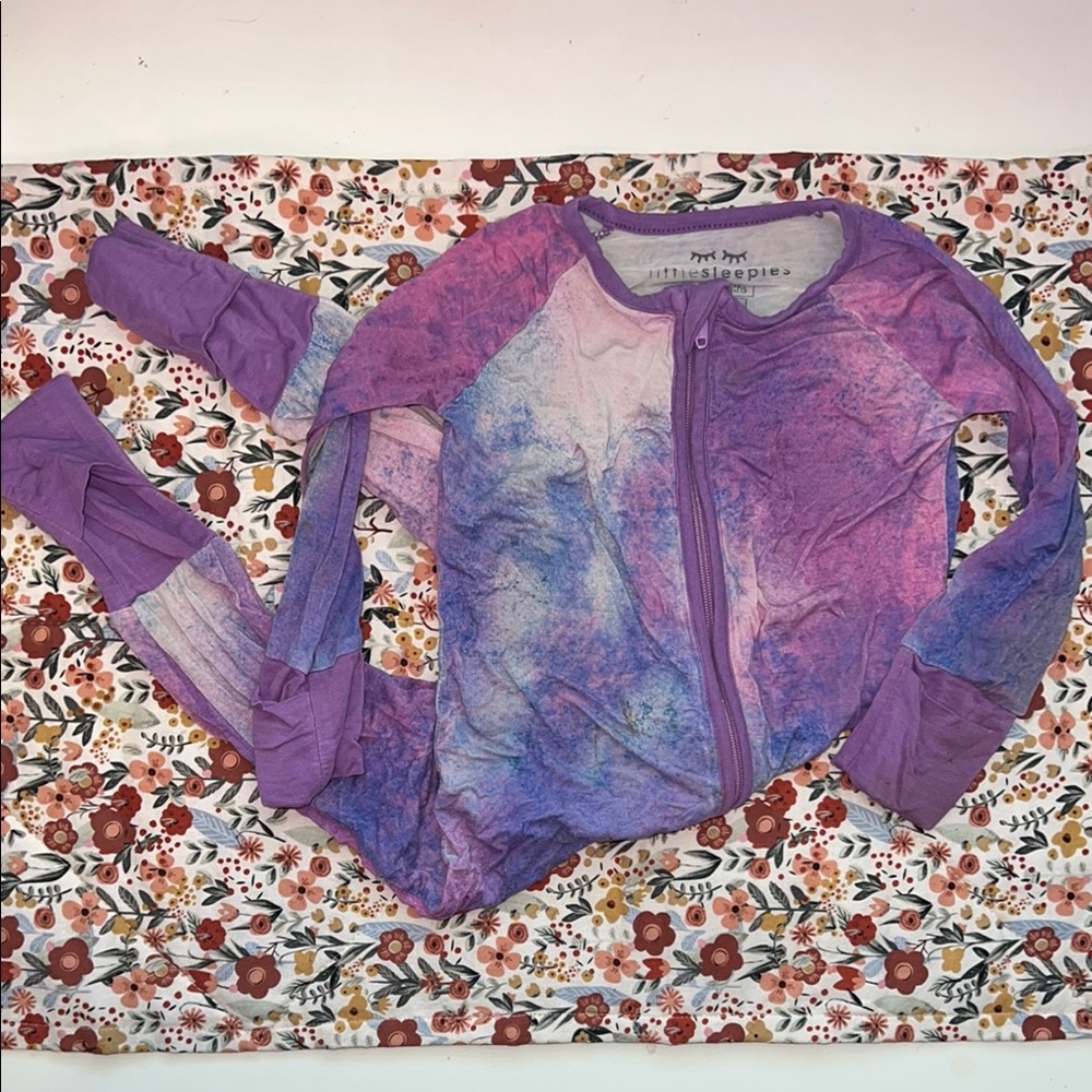 Purple and Pink Tie-Dye Little Sleepies